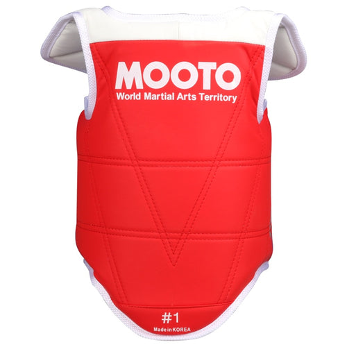 Mooto TaeKwonDo Red Blue Chest Guard Vest Protector