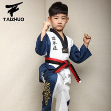 Load image into Gallery viewer, 2017 Children Taekwondo Uniform Poomsae Dobok